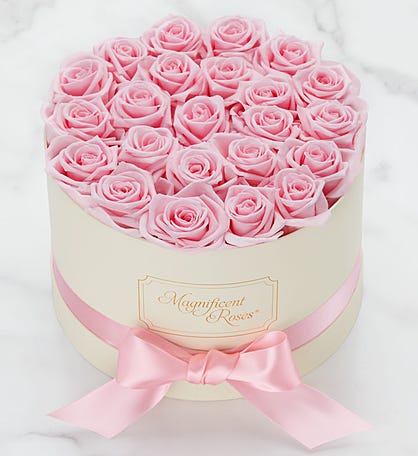 Magnificent Roses® Preserved Pink Perfection 
